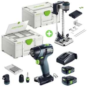 Festool Wiertarko-wkrętarka TXS 12 2,5-Set AKU 576874 + Mobilny statyw wiertarski MB 40-Set 577971