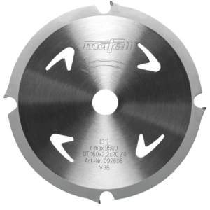 MAFELL Tarcza pilarska KSB-AM160 DT 160 x 2,2 x 20mm, Z4, FZ, Abrasive Materials 092608