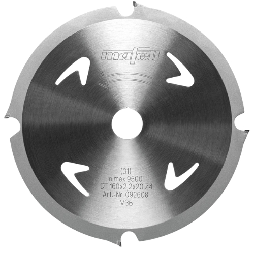 MAFELL Tarcza pilarska KSB-AM160 DT 160 x 2,2 x 20mm, Z4, FZ, Abrasive Materials 092608