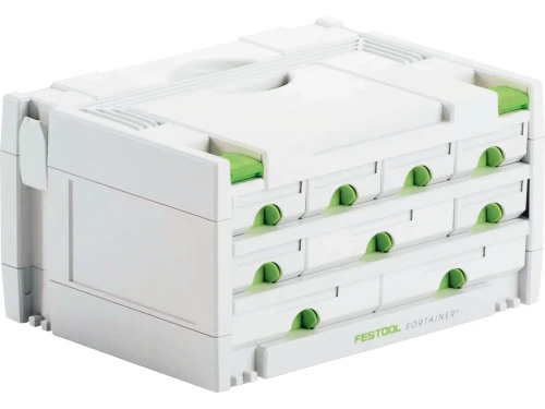 Systainer SYS 3-SORT/9 Posiada 9 szuflad Idealny do LEGO FESTOOL 491985