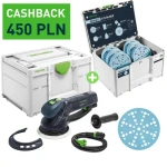 FESTOOL Szlifierka ROTEX RO 150 FEQ-Plus CASH Back 578257 (576017) + Systainer z papierami ściernymi 578192