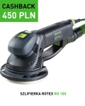 FESTOOL Przekładniowa szlifierka mimośrodowa RO 150 FEQ ROTEX CASH BACK 575066
