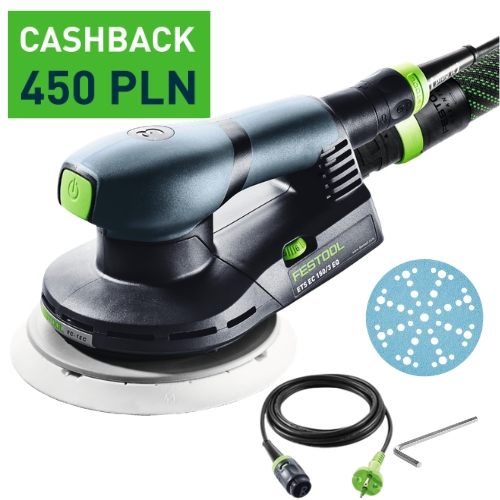 Szlifierka ETS EC 150/5 EQ mimośrodowa w kartonie FESTOOL 575043