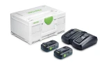 Zestaw energii SYS 18V 2xTBX4/TCL6DUO Technologia Tabless FESTOOL 578819