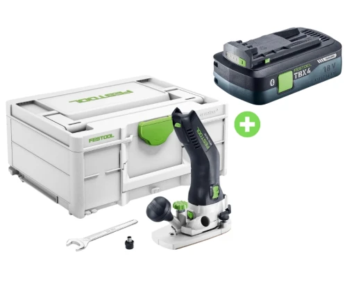 Modułowa frezarka do krawędzi akumulatorowa MFKC 700 EB-Basic FESTOOL 578011 + Akumulator typu Tabless BP 18 TBX 4 C-ASI 578745