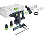 Akumulatorowa młotowiertarka z funkcją kucia KHC 18 EB-Basic FESTOOL 577447 + Przyrząd do odsysania AV-BHC/KHC 577524