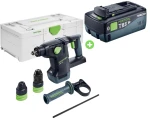 FESTOOL Akumulatorowa młotowiertarka z funkcją kucia KHC 18 EB-Basic 577447 + Akumulator typu „tabless” BP 18 TBX 8 ASI 578746