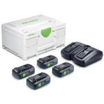 Zestaw energii SYS 18V 4xTBX4/TCL6DUO Technologia Tabless FESTOOL 578823
