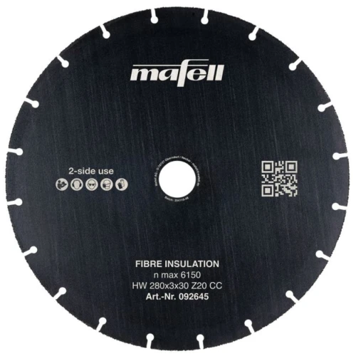 Mafell Tarcza pilarska KSB-FI 280 HW, 280 x 3 x 30 mm, Z20, CC, Fibre Insulation do K 105 nr 092645