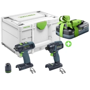 Festool Zestaw wiertarko-wkrętarka i zakrętarka TID 18 Basic-Set T 18+3 578813