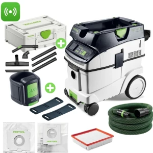 Odkurzacz CTL 36 EI AC CLEANTEC FESTOOL 577884 + Zestaw sprzątający 577257 + Pilot bluetooth 578499