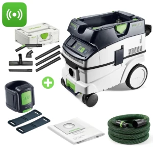 Odkurzacz CTL 26 EI CLEANTEC 577898 + Zestaw czyszczący w systainerze 577257 + Pilot Bluetooth 578499 FESTOOL