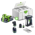Akumulatorowa wiertarko-wkrętarka C 18 Basic-Set FESTOOL 578831 Bonus WEEK