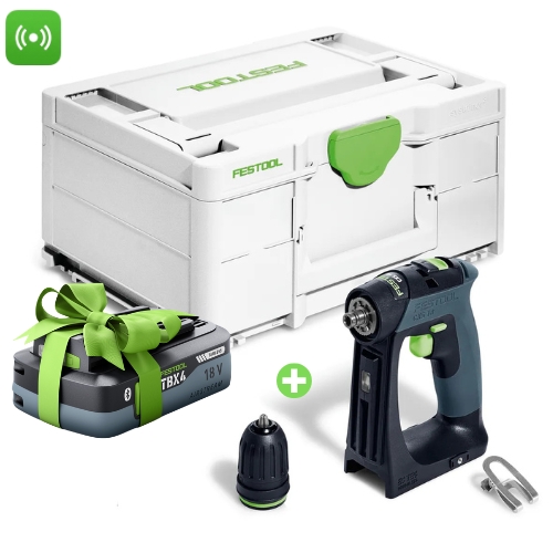 Wiertarko-wkrętarka CXS 18-Basic Akumulatorowa FESTOOL 576882 Bonus Week TBX