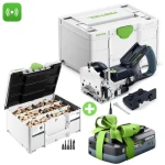 Frezarka DFC 500 Basic Do Połączeń Domino Lamelownica Festool 578120 TBX Kołki DOMINO bukowe 576794 Bonus Week