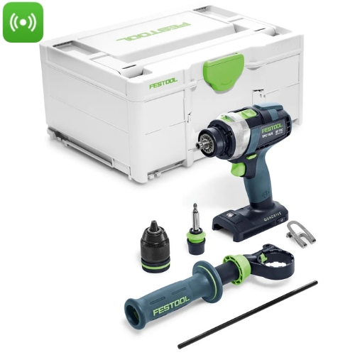Wiertarko-wkrętarka TPC 18/4 BASIC QUADRIVE Udarowa AKU FESTOOL 575604 + Bonus Week TBX