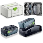 FESTOOL Zestaw energii SYS 18V 2xTBX8/SCA16 Technologia Tabless 578814