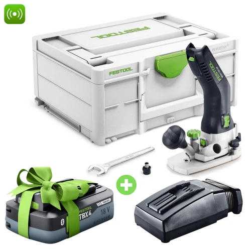 Modułowa Frezarka do krawędzi AKU MFKC 700 EB-Basic FESTOOL 578011 + Ładowarka TCL Bonus week