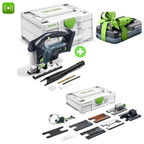 FESTOOL WYRZYNARKA PSBC 420 AKUMULATOROWA CARVEX 576532 + WYPOSAŻENIE Bonus Week TBX