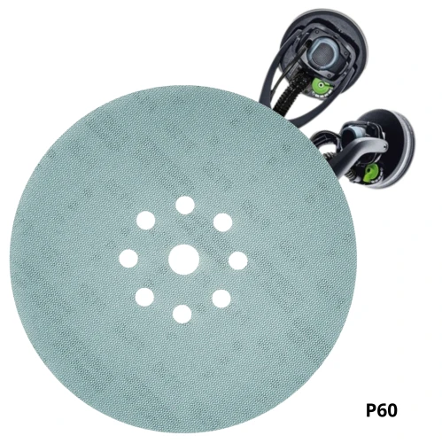 1 x Materiały ścierne z włókniny D225 P60 GR NET Szlifierka Planex FESTOOL 578624