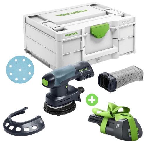 Szlifierka ETSC 125 Li-Basic  mimośrodowa akumulatorowa FESTOOL 576370 Bonus Week