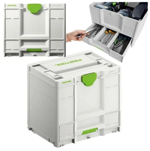 Festool Systainer³ SYS3-COMBI M 337 z 1 szufladą, wysoki 577767