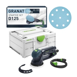 Szlifierka ROTEX RO RO 125 FEQ-Plus Zestaw papiery ścierne FESTOOL 576029