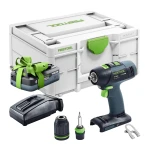 Wiertarko-wkrętarka T 18+3-Basic AKU FESTOOL 576448 Szybka Ładowarka Bonus Week TBX
