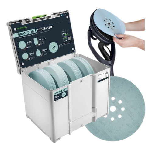 Systainer³ na materiały ścierne Włóknina D225 GR NET SYS Granat Net 578719
