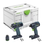 Zestaw wiertarko-wkrętarka i zakrętarka TID 18 Basic-Set T18 Festool 578813