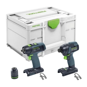 Zestaw wiertarko-wkrętarka i zakrętarka TID 18 Basic-Set T18 Festool 578813
