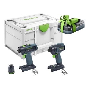 Zestaw wiertarko-wkrętarka i zakrętarka TID 18 Basic-Set T18 Festool 578813 Bonus WEEK TBX