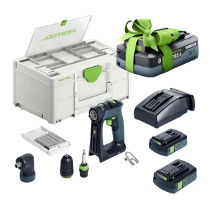 WIERTARKO-WKRĘTARKA CXS 18-SET Z AKUMULATORAMI I ŁADOWARKĄ FESTOOL 576884