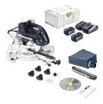 KAPEX KSC 60 EB 5,0 Ukośnica przesuwna  Akumulatorowa FESTOOL 577775 Zestaw energii 578679
