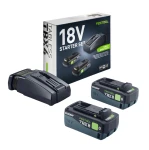 Zestaw energii 2xAkumulator TBX 8.0 Ładowarka SCA16 Tabless FESTOOL 578892 18V 2xTBX8/SCA16
