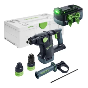 Młotowiertarka z Funkcją Kucia KHC 18 EB-Basic Akumulatorowa FESTOOL 577447 Bonus Week TBX 4