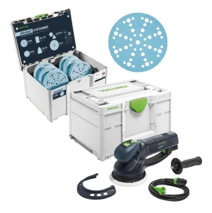 Szlifierka ROTEX RO 150 FEQ-Plus FESTOOL 578257 + Systainer z papierami ściernymi 578192