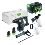 Młotowiertarka z funkcją kucia KHC 18 EB-Basic AKU FESTOOL 577447 + Przyrząd do odsysania AV-BHC/KHC 577524