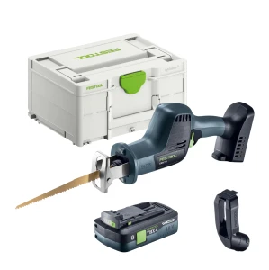 Akumulatorowa Piła szablasta ERSC 18 EB-Basic Oświetlenie LED FESTOOL 578691 Akumulator TBX 4