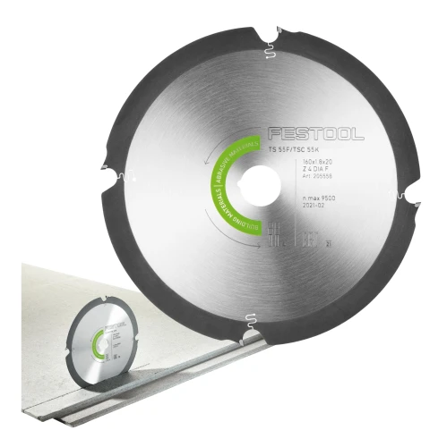 Diamentowa tarcza pilarska DIA 160x1,8x20 F4 ABRASIVE MATERIALS do TS 55 F, TSC 55 K, TSC 55 KS, HKC 55 K FESTOOL 205558