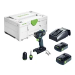 Festool Wiertarko wkrętarka TXS 18 C 3,0-Plus z 2 Akumulatorami i Ładowarką 576895