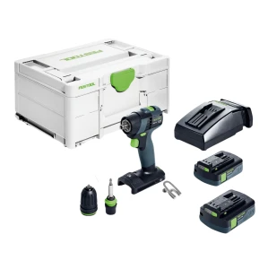 Festool Wiertarko wkrętarka TXS 18 C 3,0-Plus z 2 Akumulatorami i Ładowarką 576895