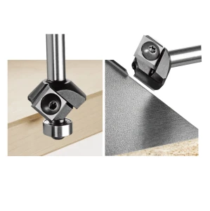 Frez do fazowania z płytkami wymiennymi S8 HW 45° D27 12x12 FESTOOL 499807