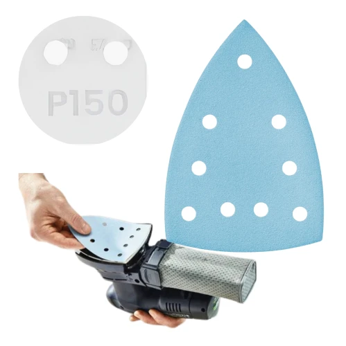 PAPIER ŚCIERNY DELTA/9 P150 Żelazko Do Szlifierki DTS DTSC DS 400 Sztuk 1 FESTOOL 577547