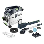 Zestaw złożony z szlifierki przegubowej i odkurzacza LHS-E 225 CTM 36-Set PLANEX easy FESTOOL 578418