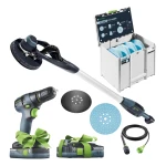 Szlifierka PLANEX EASY Żyrafa FESTOOL Systainer z papierami BONUS TXS 18