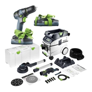 FESTOOL Szlifierka PLANEX LED LHS 2 225 EQI Odkurzacz CTM 36-Set 578425 Bonus TXS 18