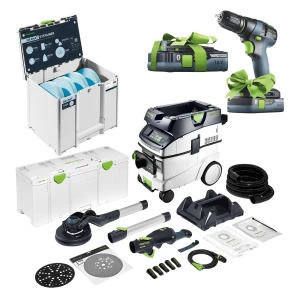 Szlifierka PLANEX LED LHS 2 FESTOOL 575990 Odkurzacz CTM 36-Set 578425 Systainer z papierami Bonus TXS 18 