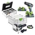 FESTOOL FREZARKA DO POŁĄCZEŃ DOMINO DF 500 RQ-PLUS LAMELOWNICA 578462 ASORTYMENT ŁĄCZNIKÓW KV-SYS D8 (576797)