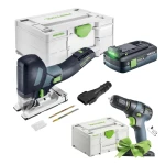 FESTOOL Wyrzynarka PSC 500 EB-Basic 576959 FESTOOL Akumulator TBX 4.0 Bonus TXS 18